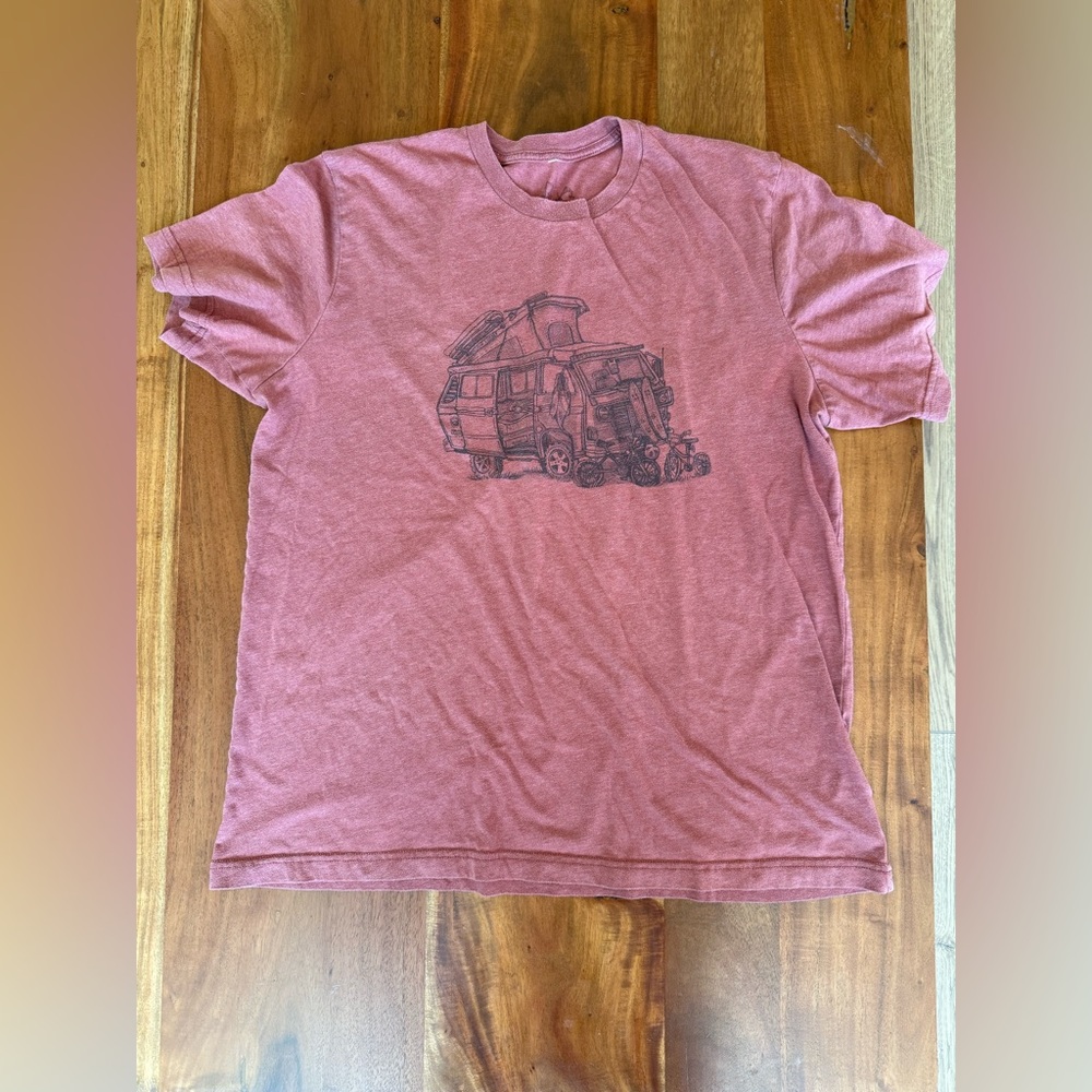 Men's Van Life Graphic T-Shirt - Brown